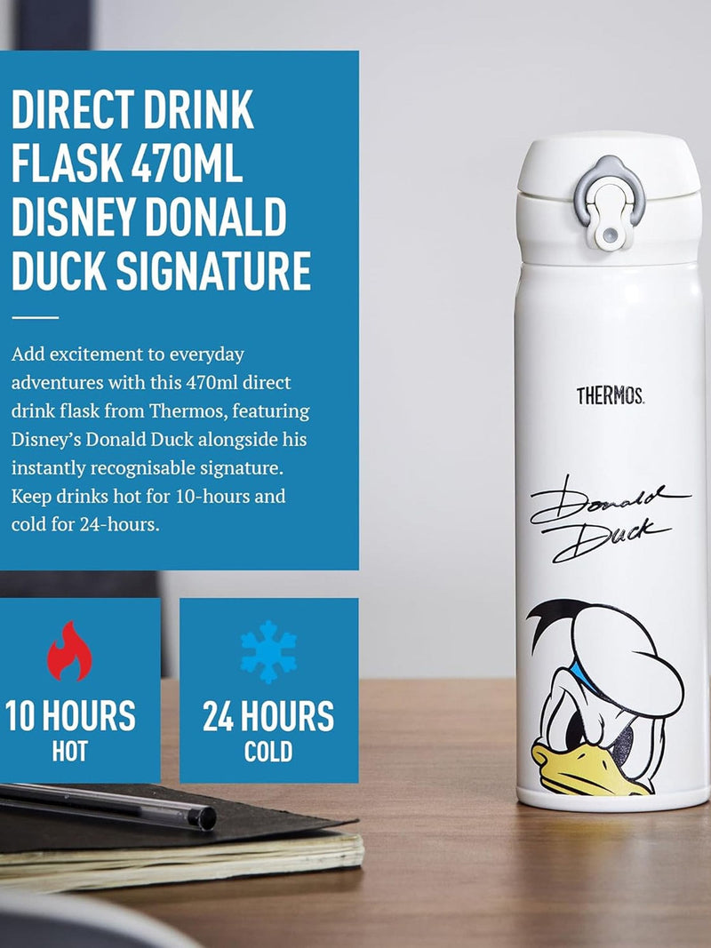 Thermos flask Donald Duck signature 470ml - British product