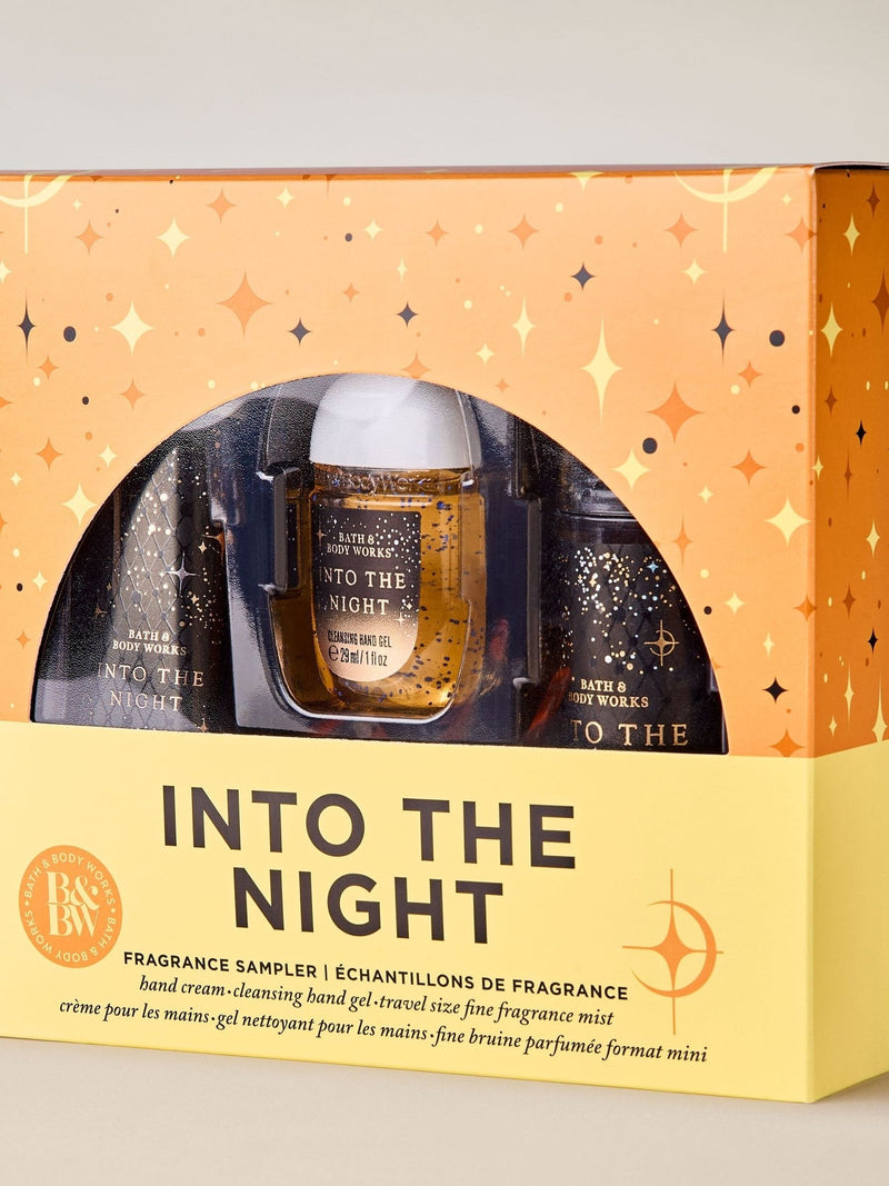 Bath & Body Works Into The Night travel gift set - British product