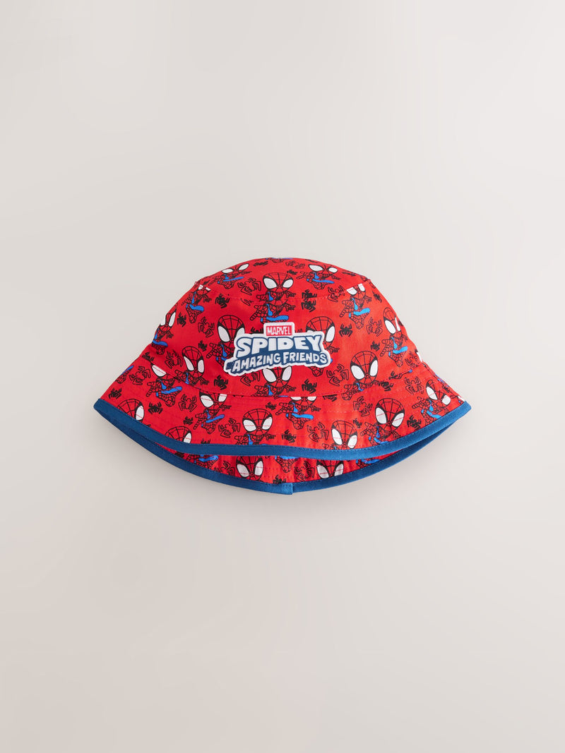 Spidey red navy bucket hat 1-10 years (British brand)