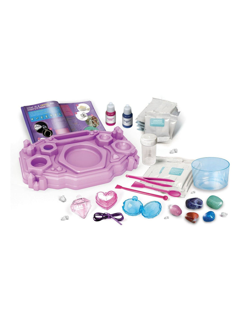 Clementoni Crystal Jewellery Creator science kit for kids, UK version