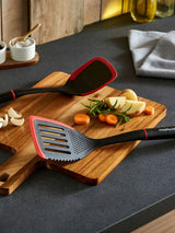 Next Morphy Richards Black/Red Slotted and Solid Kitchen Turner Set- Buy online at McGrocer