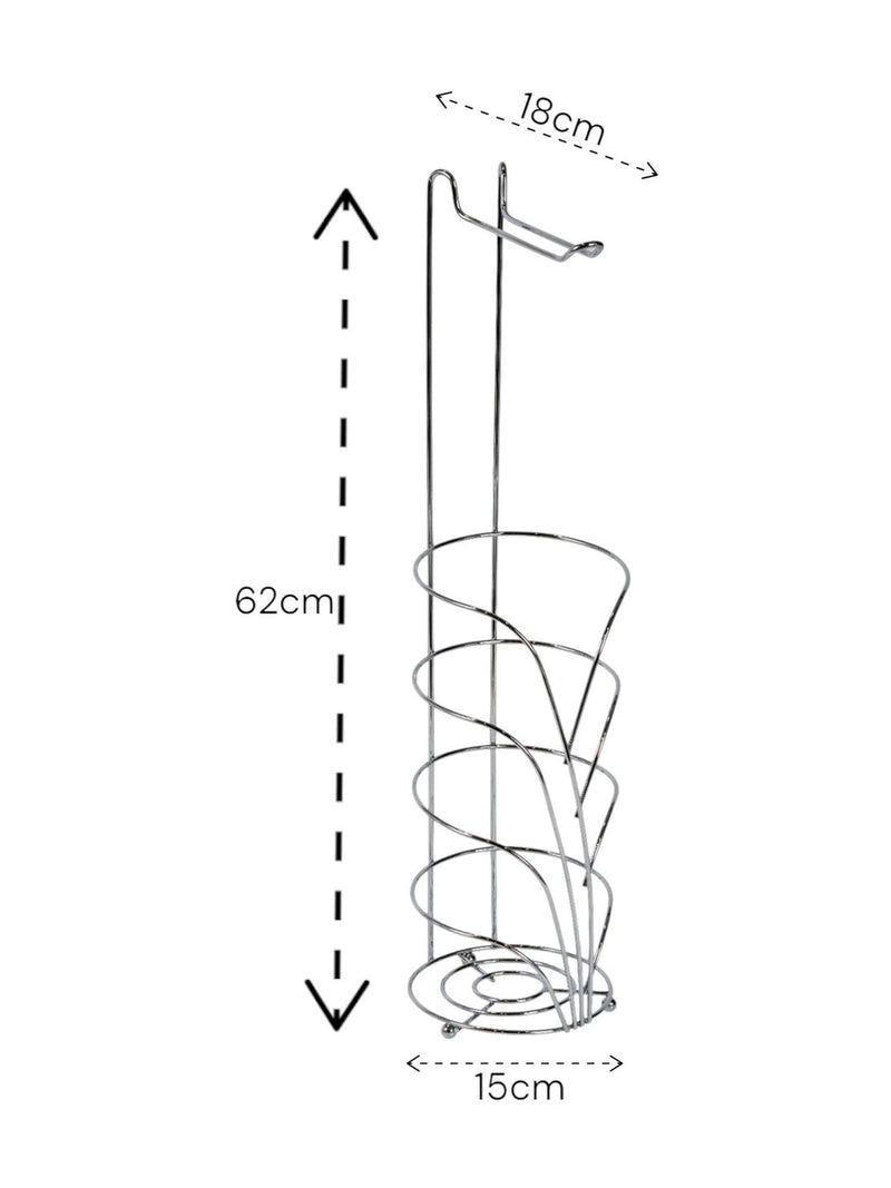 Showerdrape sage green toilet roll and overdoor hook set, imported from the UK