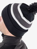 Galvin Green black knitted beanie hat, UK version