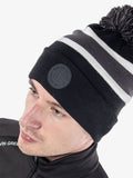 Galvin Green black knitted beanie hat, UK version