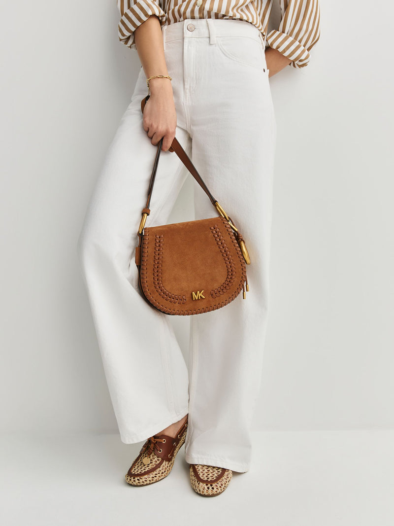 Michael Kors Josie Medium Saddle Flap messenger bag, UK version