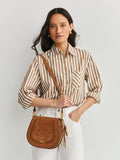 Michael Kors Josie Medium Saddle Flap messenger bag, UK version