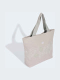 adidas Originals grey floral lace cotton tote bag 29.9L - British product