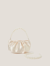 Next Monsoon Cream Pearl Headband & Satin Bag Set- Buy online at McGrocer