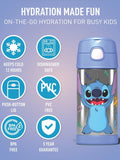 Thermos Funtainer Stitch 355ml bottle, imported from the UK