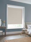 Laura Ashley Natural Landford roller blind with floral trellis design, imported from the UK