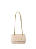 Valentino Cream Ocarina Summer Flap Bag luxury handbag, imported from the UK