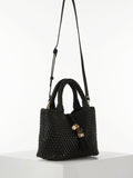 Luella Grey woven cross-body bag medium, UK version