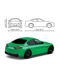 Cobi Alfa Romeo Gulia Quadrifoglio model 1:35 scale (British brand)