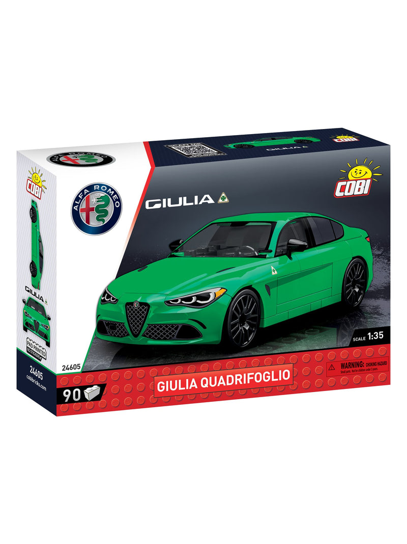 Cobi Alfa Romeo Gulia Quadrifoglio model 1:35 scale (British brand)