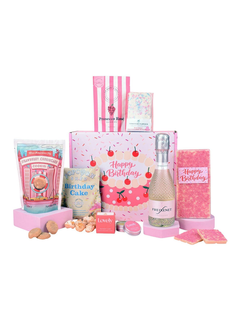 Spicers of Hythe Luxe Birthday Prosecco Gift Set, imported from the UK