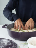 MasterClass shallow casserole dish 4L with self-basting lid - British product