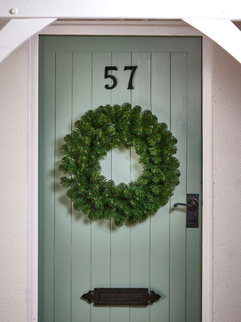 Premier Decorations 50cm Alaskan Pine wreath (British brand)