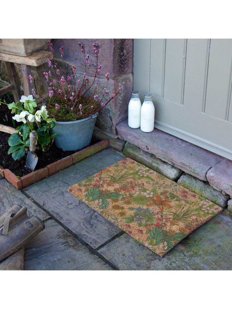 Artsy Mats Language of Flowers doormat 60x40cm (British brand)