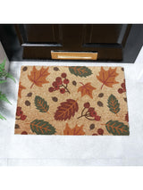 Next Artsy Mats Brown Autumn Leaves Doormat 60 x 40 cm- Buy online at McGrocer