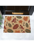 Artsy Mats brown autumn leaves doormat 60x40cm (British brand)
