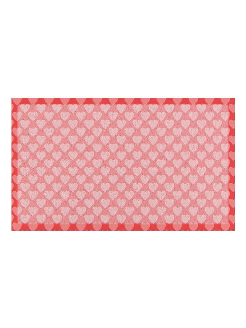 Artsy Mats grey heart patterns doormat 70x40 cm - British product