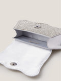 Monsoon silver diamanté bow handbag small - British product