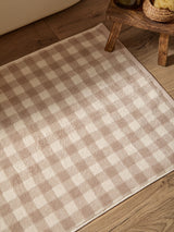Next Yard Natural Barton Check Cotton Bath Mat 600GSM- Buy online at McGrocer