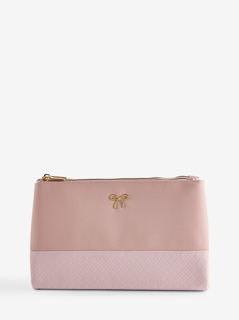Faux Leather Foldable Make-Up Bag