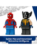 LEGO Marvel Spider-Man Car building set with Venomized Wolverine, imported from the UK