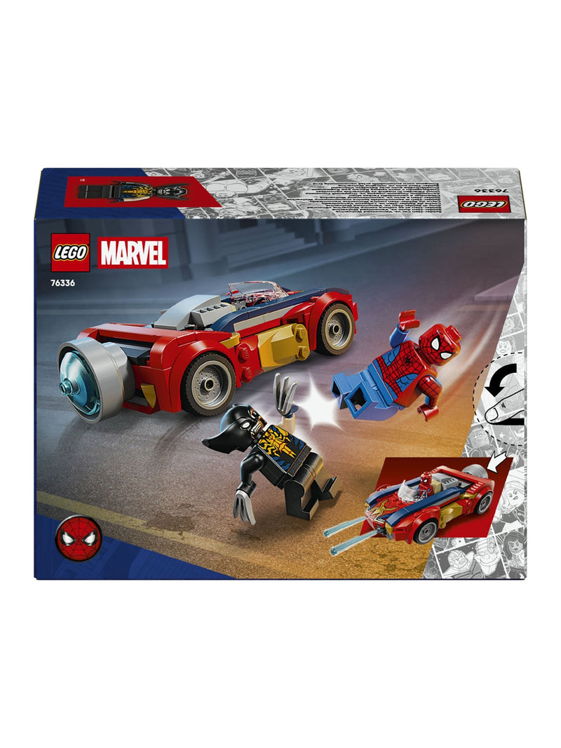 LEGO Marvel Spider-Man Car building set with Venomized Wolverine, imported from the UK