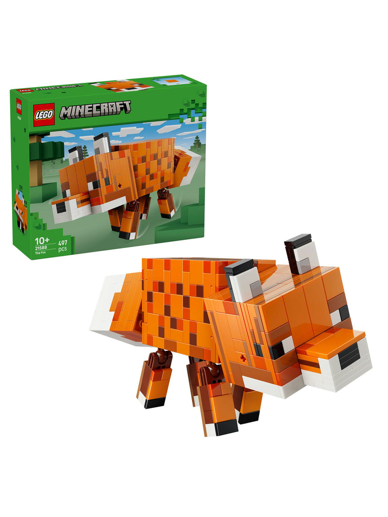 LEGO Minecraft Fox posable building toy figure, UK version