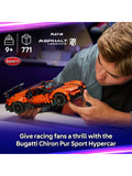 LEGO Technic Bugatti Chiron Pur Sport hypercar building set, imported from the UK