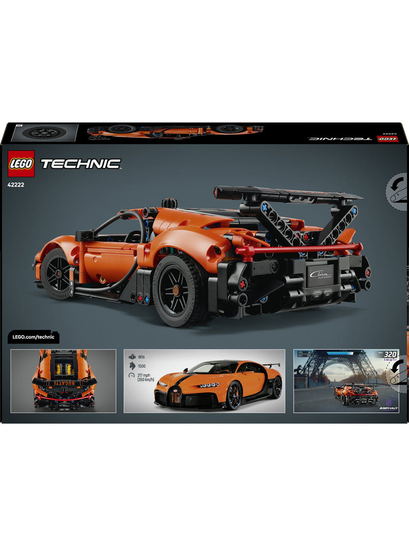LEGO Technic Bugatti Chiron Pur Sport hypercar building set, imported from the UK