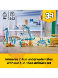 LEGO Creator 3in1 Sea Animals dolphins toy (British brand)