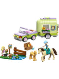 LEGO Friends horse trailer with foal toy set, imported from the UK