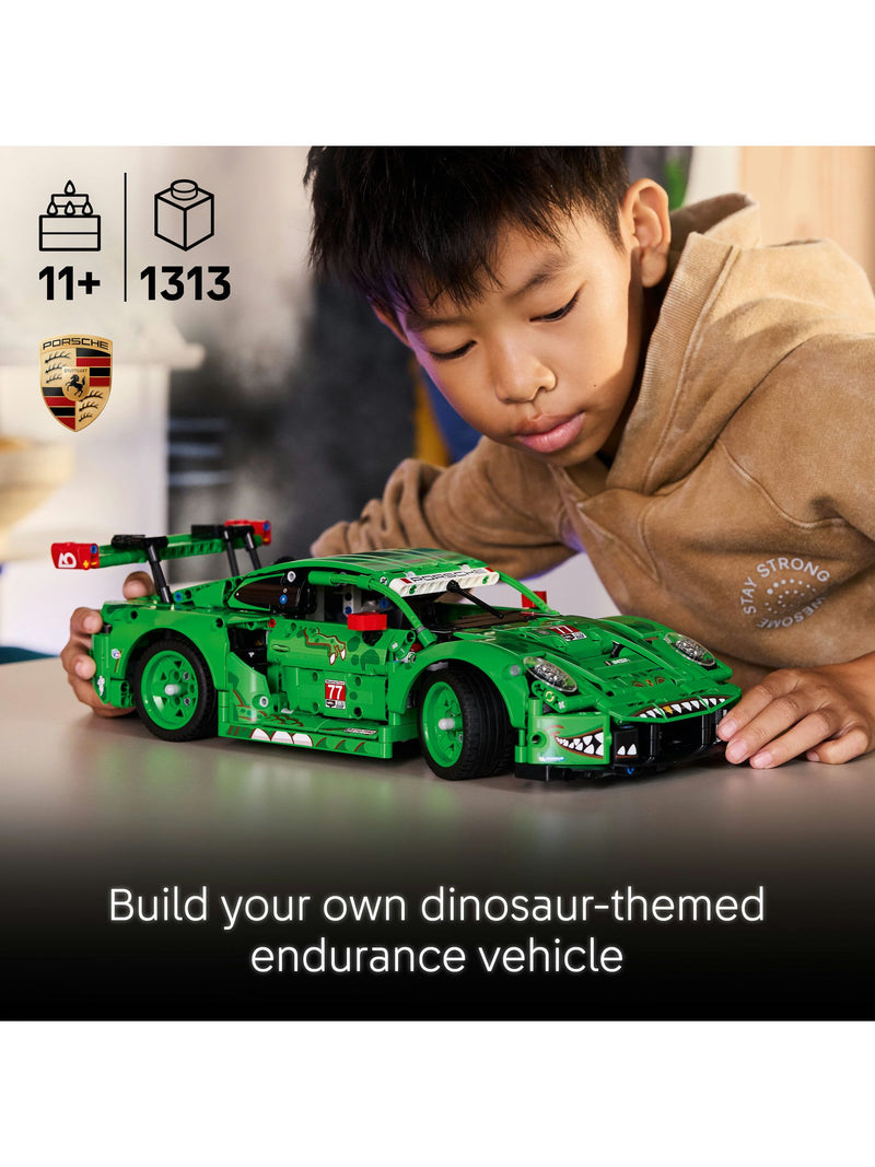 LEGO Technic Porsche 911 GT3 R car model - British brand