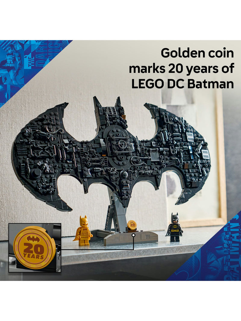 LEGO DC Batman Logo building set with minifigures - British product