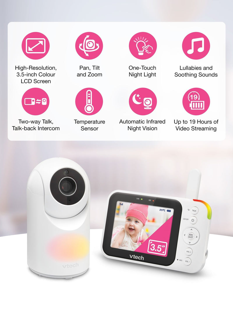 V-Tech 3.5 inch pan and tilt video monitor British product