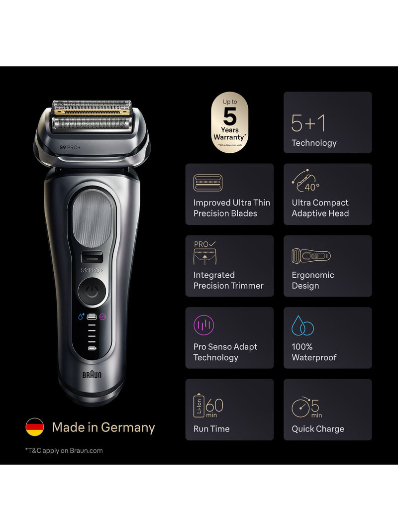 Braun Series 9 PRO+ shaver (British brand)