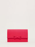 Phase Eight pink grosgrain bow clutch purse - British product