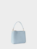 Osprey London Winchester leather grab bag in light blue (British brand)