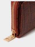 Osprey London Carla leather zip around purse brown (British brand)