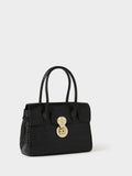Osprey London black leather mini grab bag, UK version
