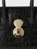 Osprey London black leather mini grab bag, UK version