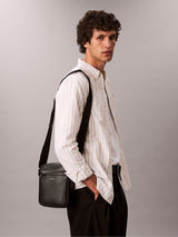 Next Calvin Klein Black Raised Reporter Bag- Buy online at McGrocer