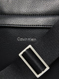 Calvin Klein black raised reporter bag (British brand)