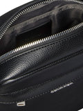 Calvin Klein black raised reporter bag (British brand)