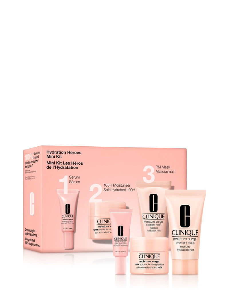 Clinique Moisture Surge Hydration Heroes mini skincare kit - British product