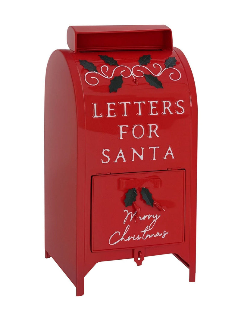 Homcom Christmas letter postbox red A5, UK version