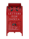 Homcom Christmas letter postbox red A5, UK version